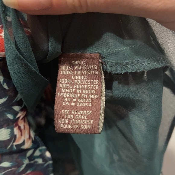 Ranna Gill Posie Embroidered floral Wrap Tie Waist Blouse - Picture 9 of 12